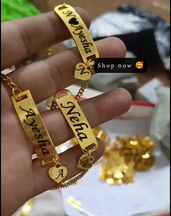 Engraved  Name bracelets