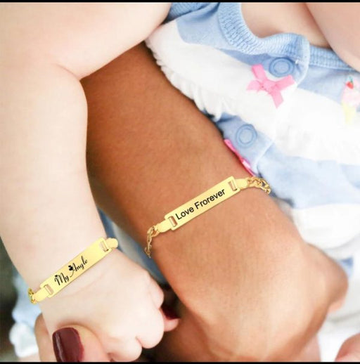Personalized Baby Bar Bracelet
