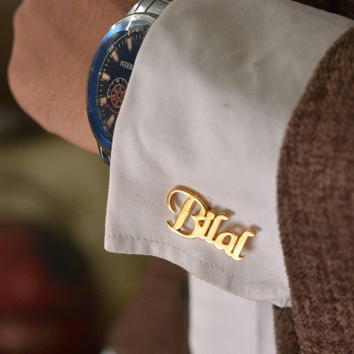 PERSONALIZED NAME CUFFLINKS