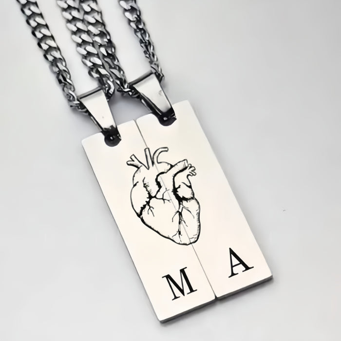 Heart Engraved Necklace