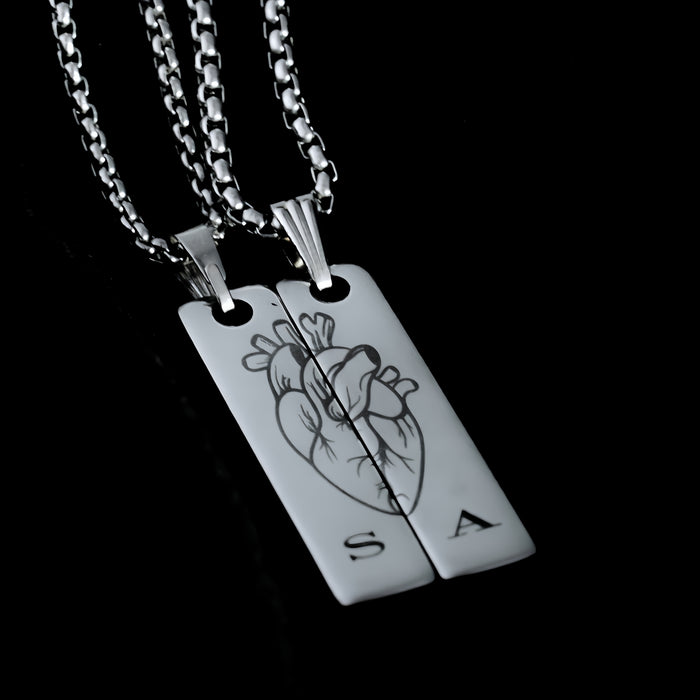 Heart Engraved Necklace
